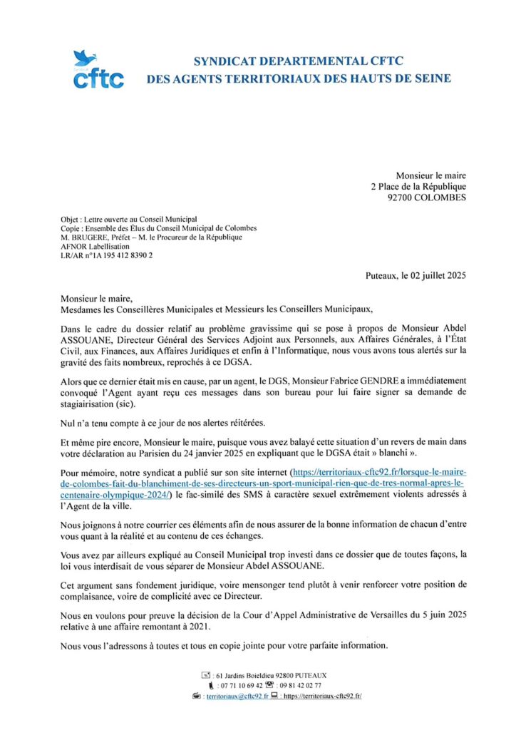 2025 07 02 lettre ouverte communication sms lama avec arret caa 05 06 2025 version 1 page 1